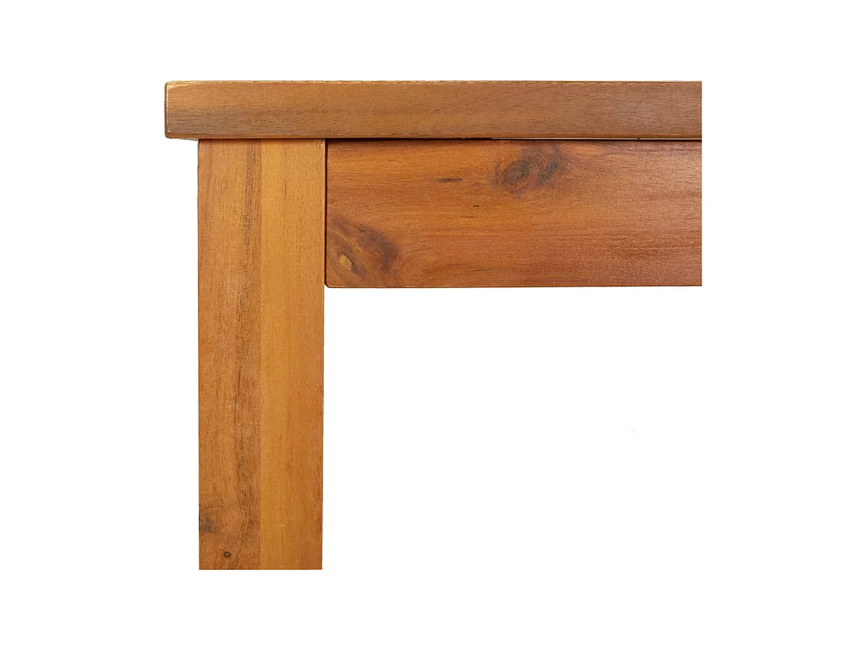 Table à manger de jardin 90x90x74 cm bois d'acacia solide