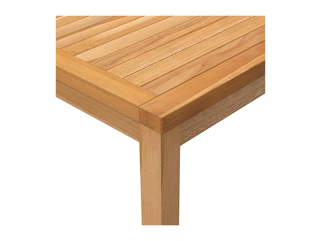 Tuintafel 110x110x77 cm massief teakhout