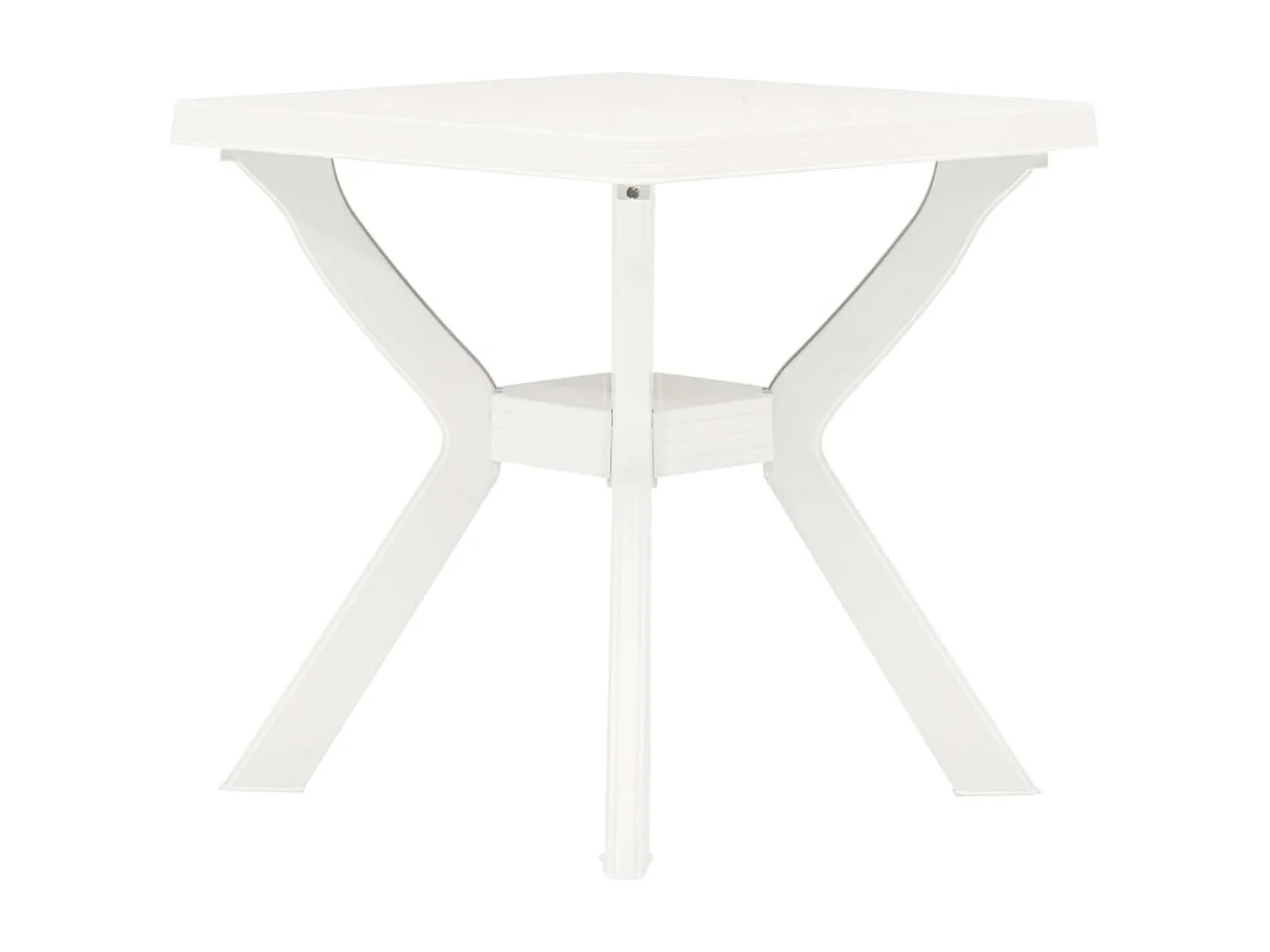 Mesa de bistrô 70x70x72 cm plástico branco