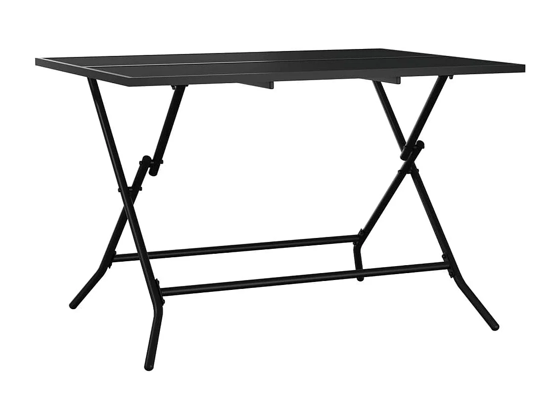 Tuintafel inklapbaar 110x80x72 cm staalgaas antracietkleurig