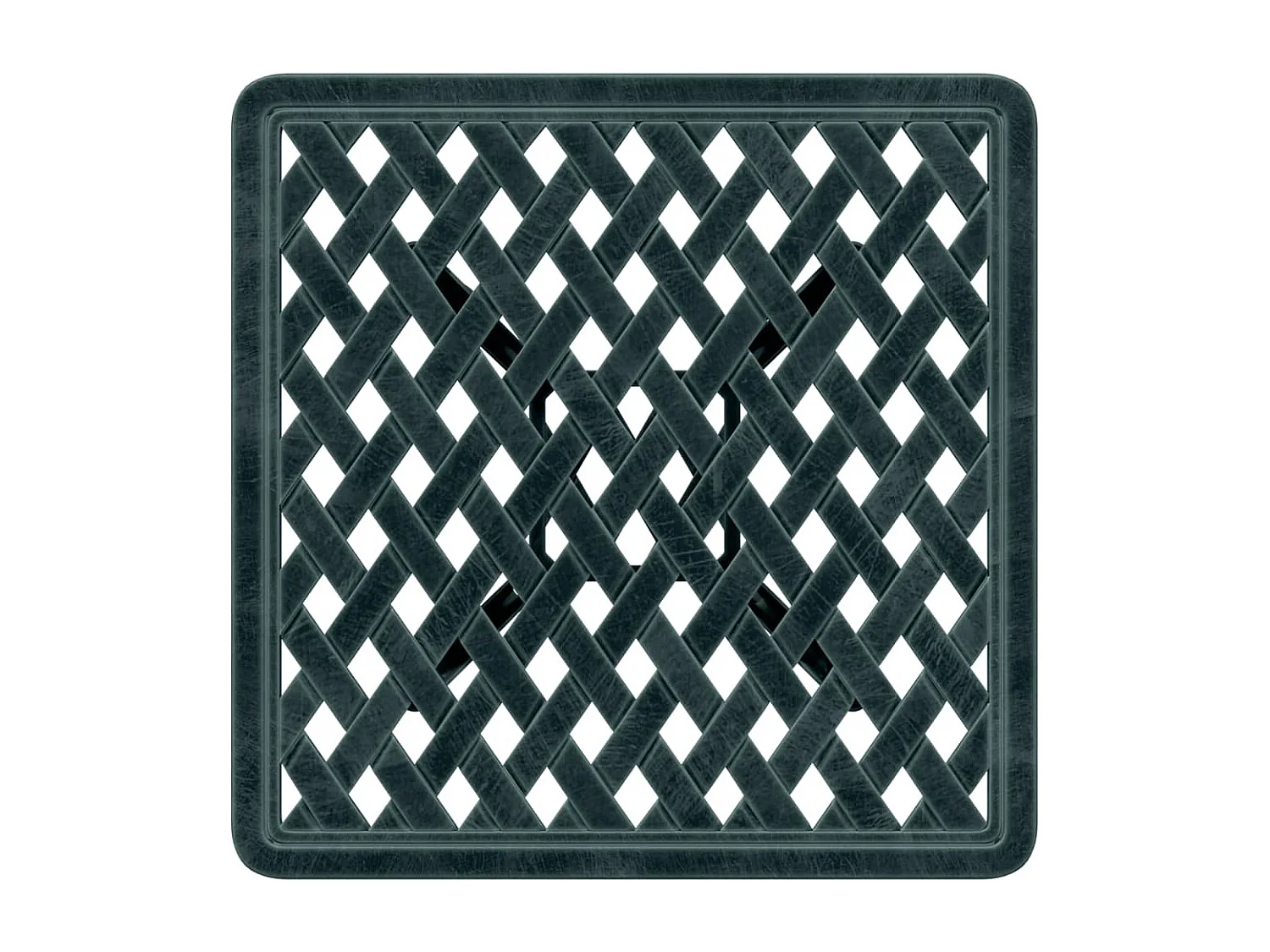 Gartentisch Grün 53x53x53 cm Aluminiumguss