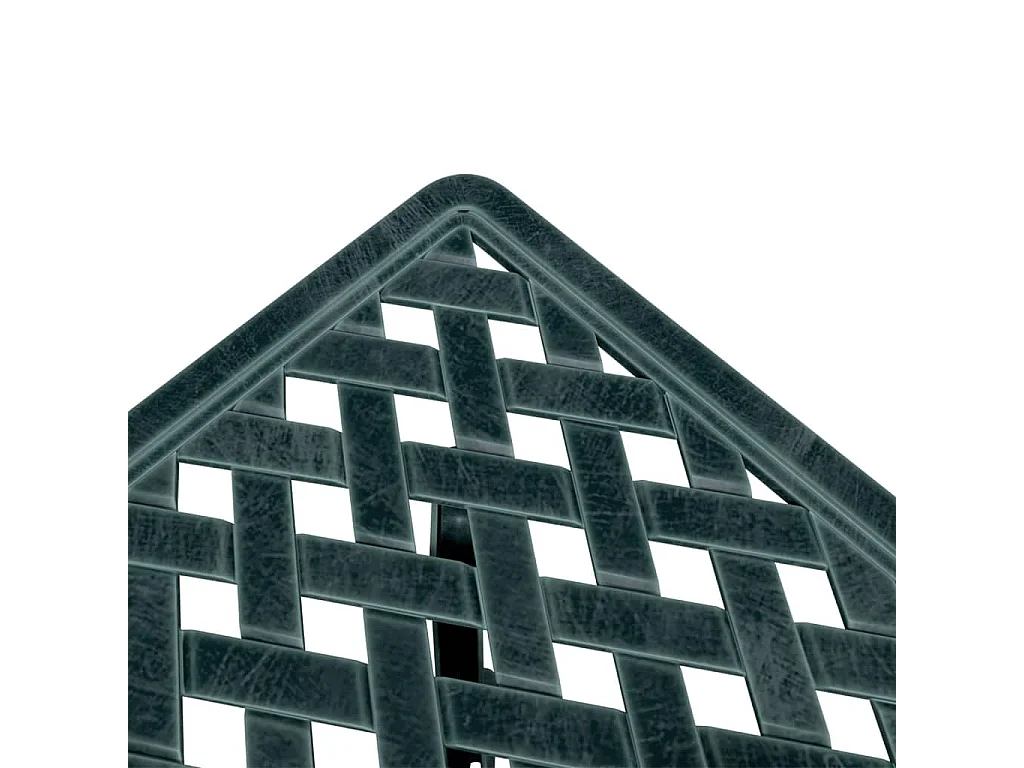 Gartentisch Grün 53x53x53 cm Aluminiumguss