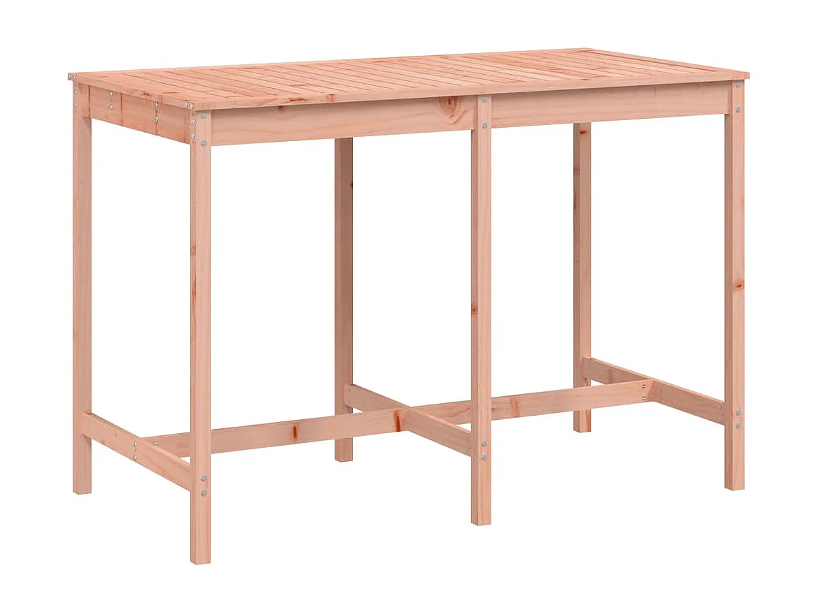 Mesa de jardim 159,5x82,5x110 cm madeira de douglas maciça