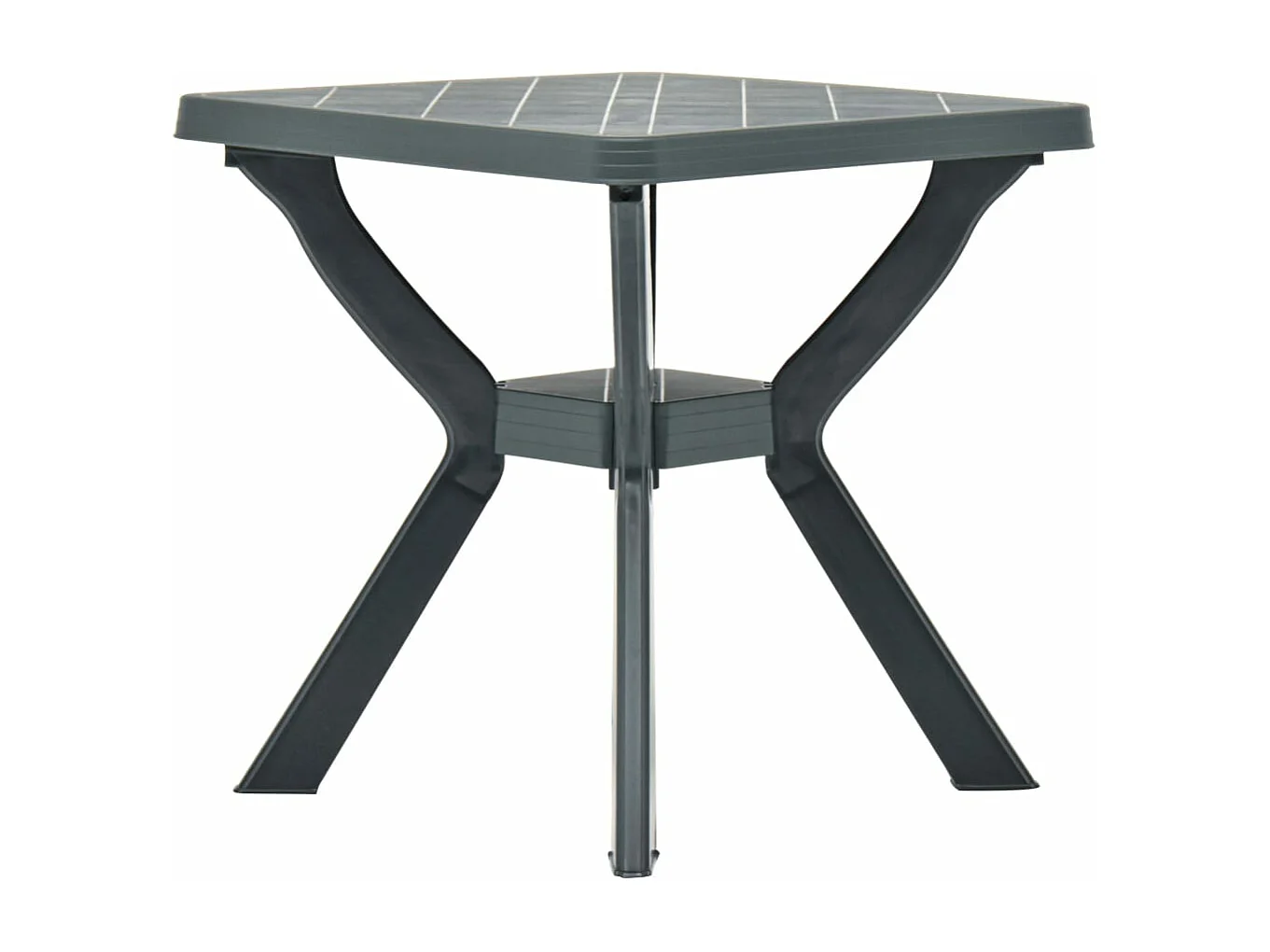 Tavolo da Bistrot Verde 70x70x72 cm in Plastica