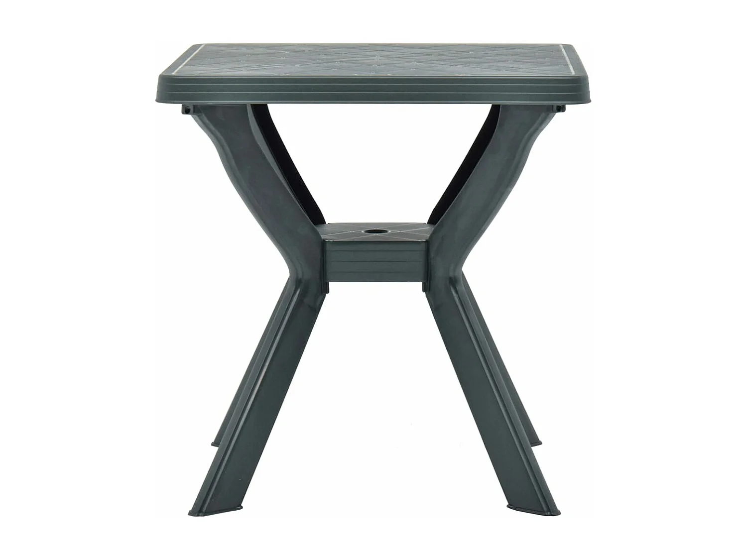 Tavolo da Bistrot Verde 70x70x72 cm in Plastica