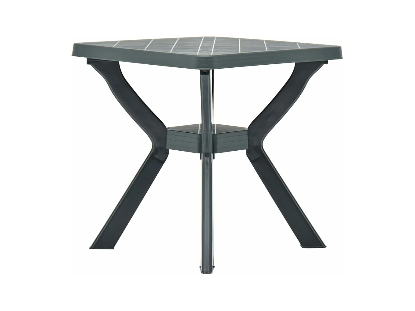 Table de bistro Vert 70x70x72 cm Plastique