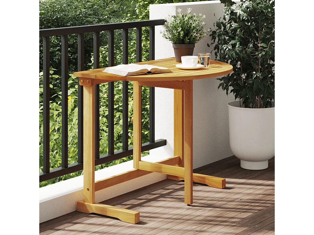 Balkontafel inklapbaar 90x60x72 cm massief acaciahout