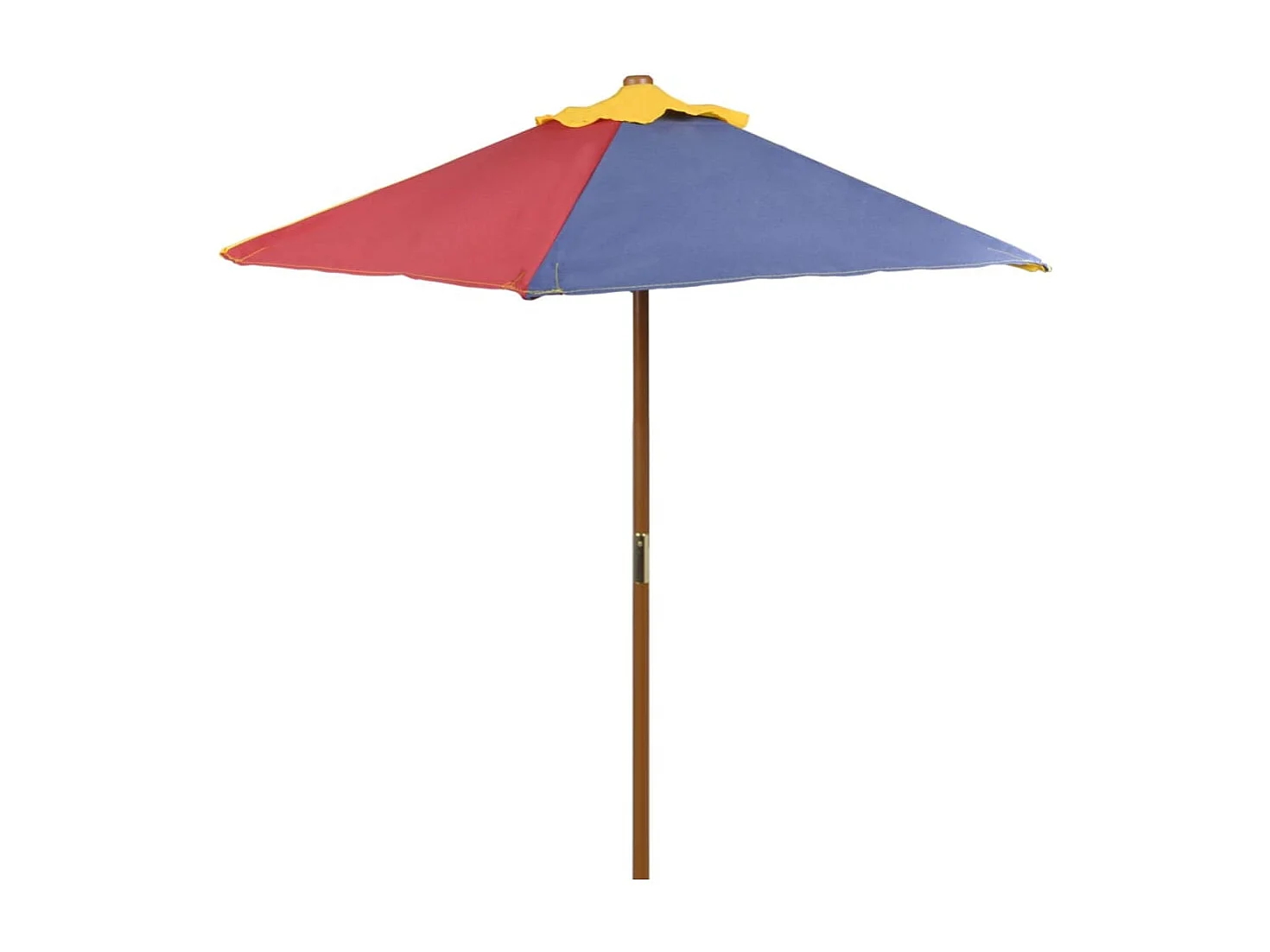 Table et bancs de pique-nique avec parasol pour enfants Bois