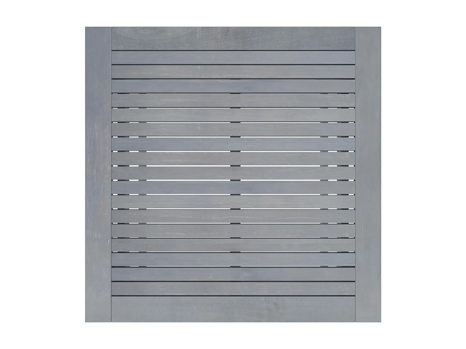 Table à dîner de jardin Gris 88x88x74 cm Bois d'acacia massif