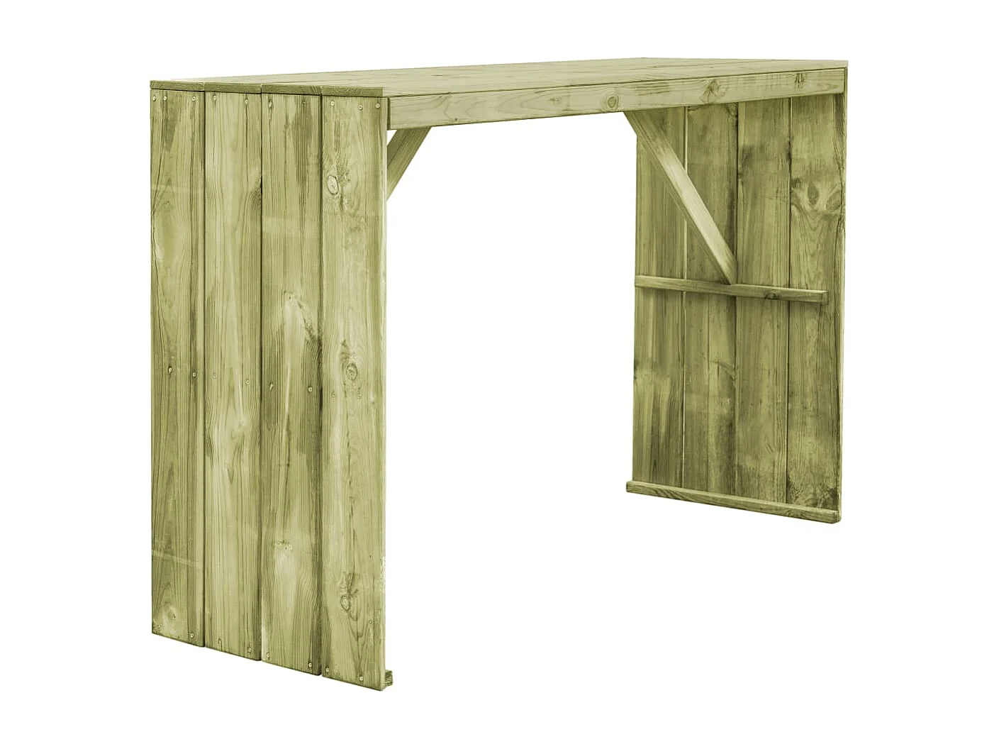 Bartisch 170×60×110 cm Imprägniertes Kiefernholz