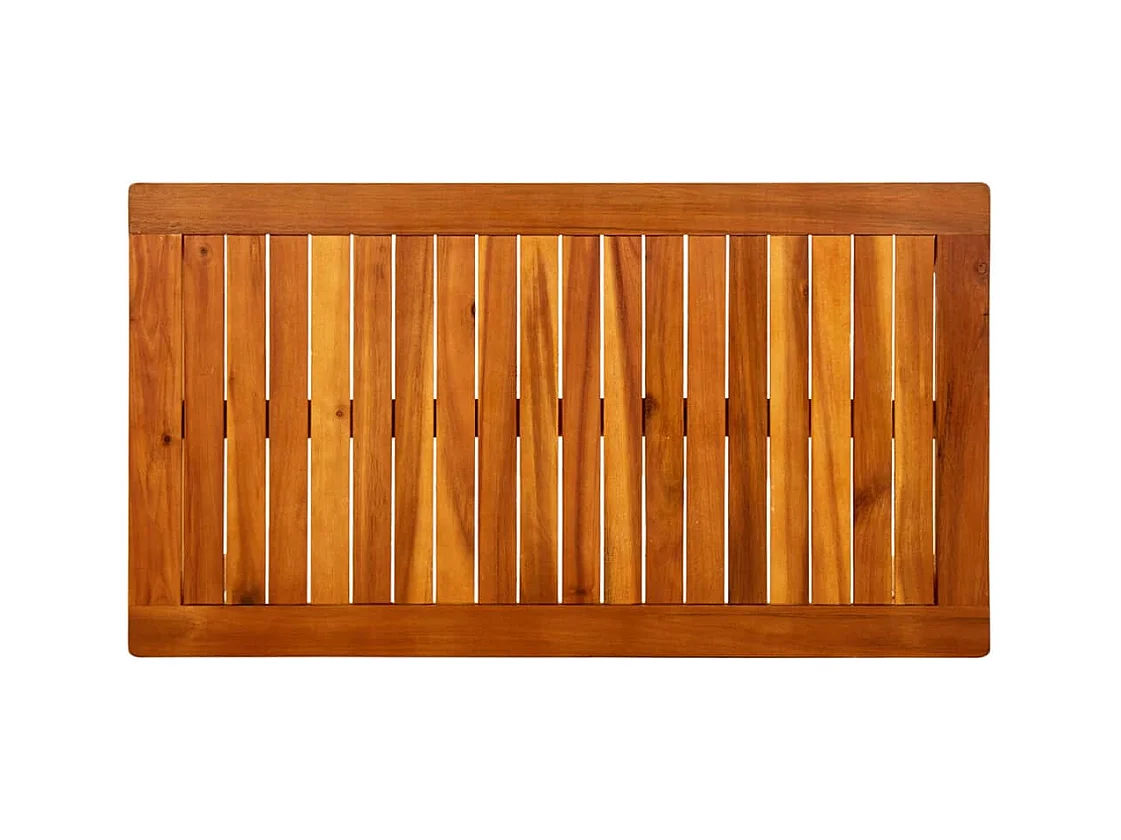 Mesa de centro de jardín madera maciza de acacia 90x50x36 cm