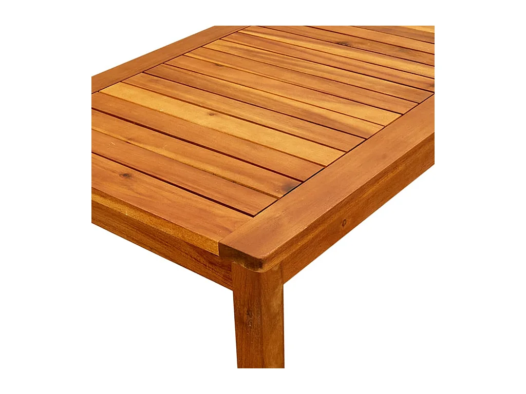 Mesa de centro de jardín madera maciza de acacia 90x50x36 cm
