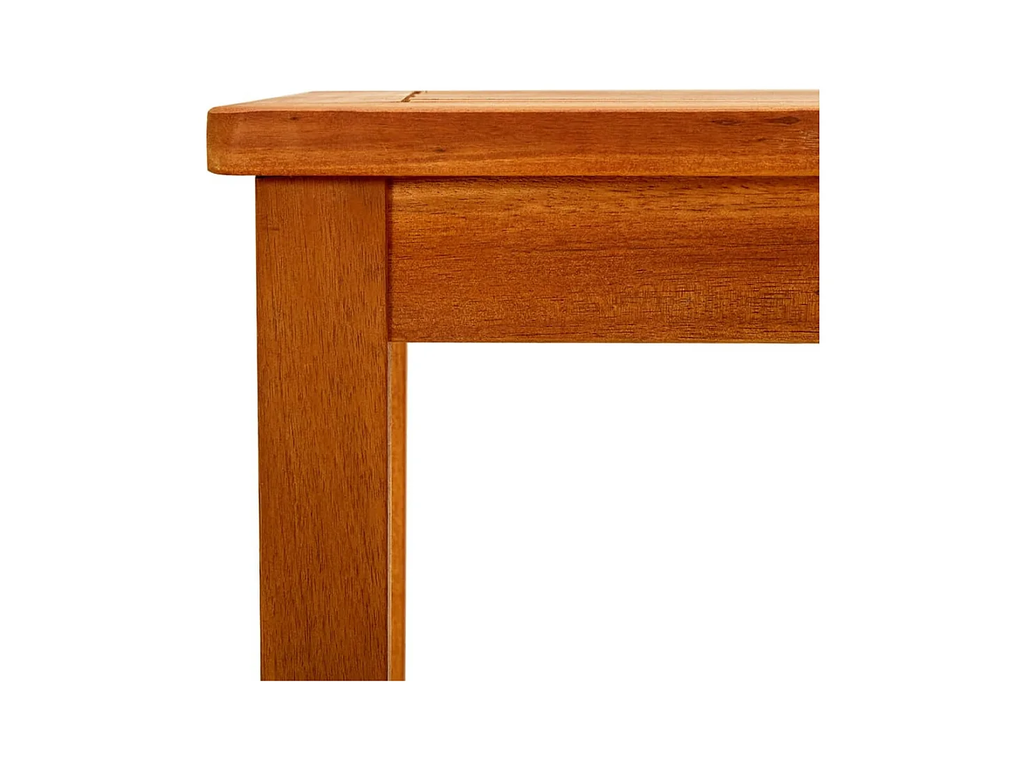 Mesa de centro de jardín madera maciza de acacia 90x50x36 cm