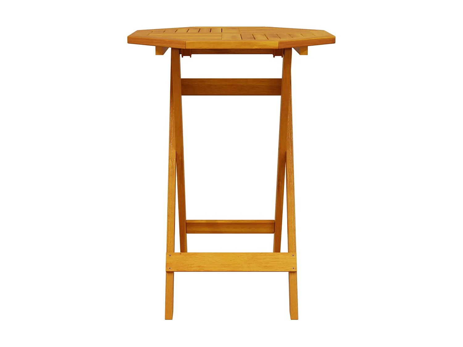 Tuintafel inklapbaar Ø60x75 cm massief acaciahout