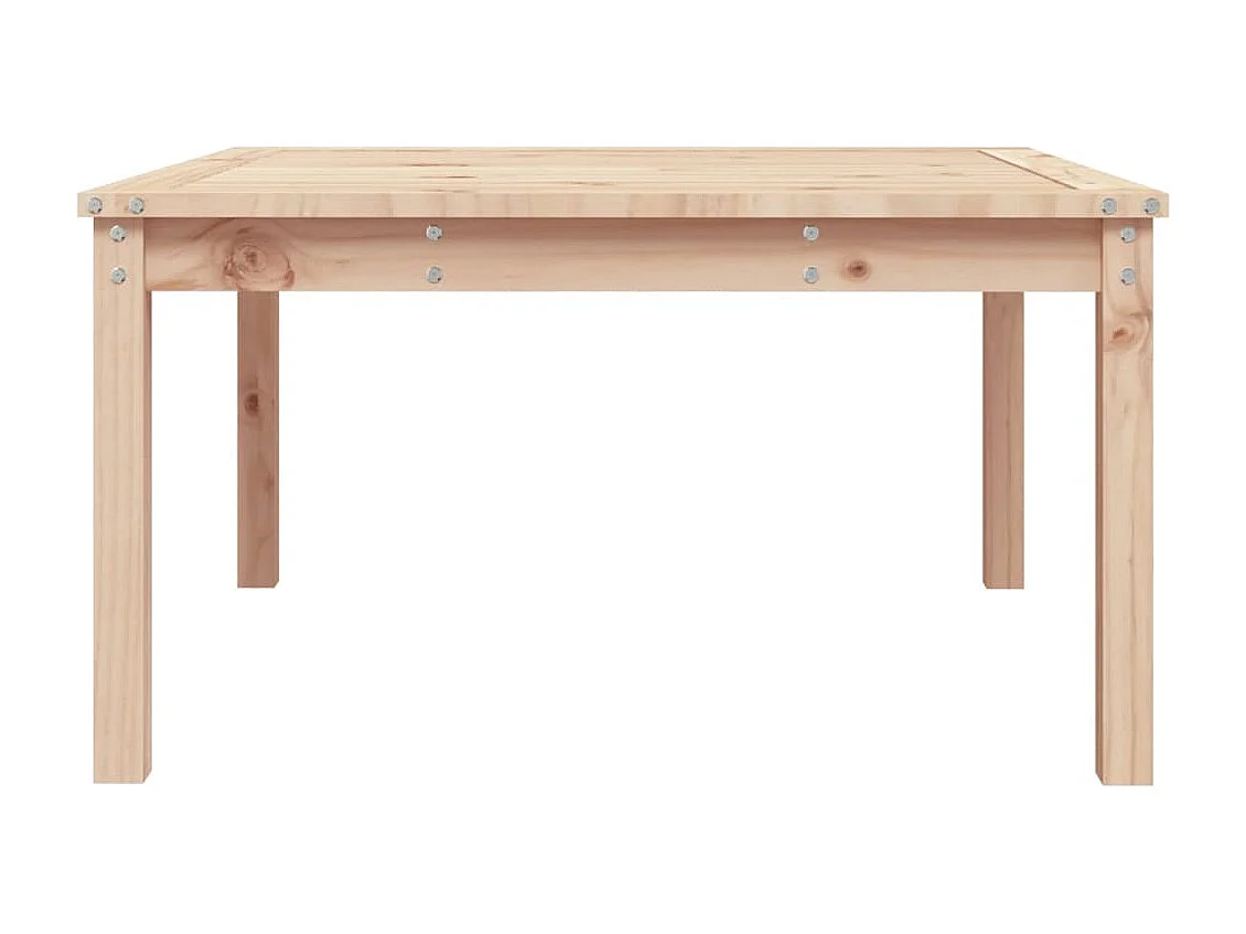 Mesa de jardim 82,5x82,5x45 cm madeira de pinho maciça