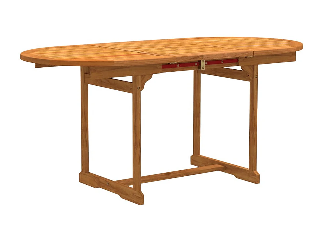 7 pcs conjunto de jantar para jardim acácia maciça e textilene