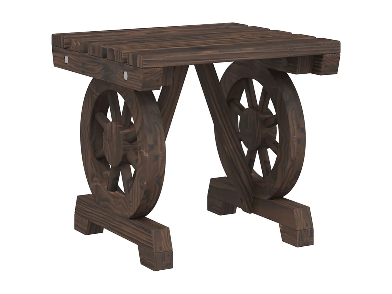 Set Salotto da Giardino 3 pz in Legno Massello di Abete