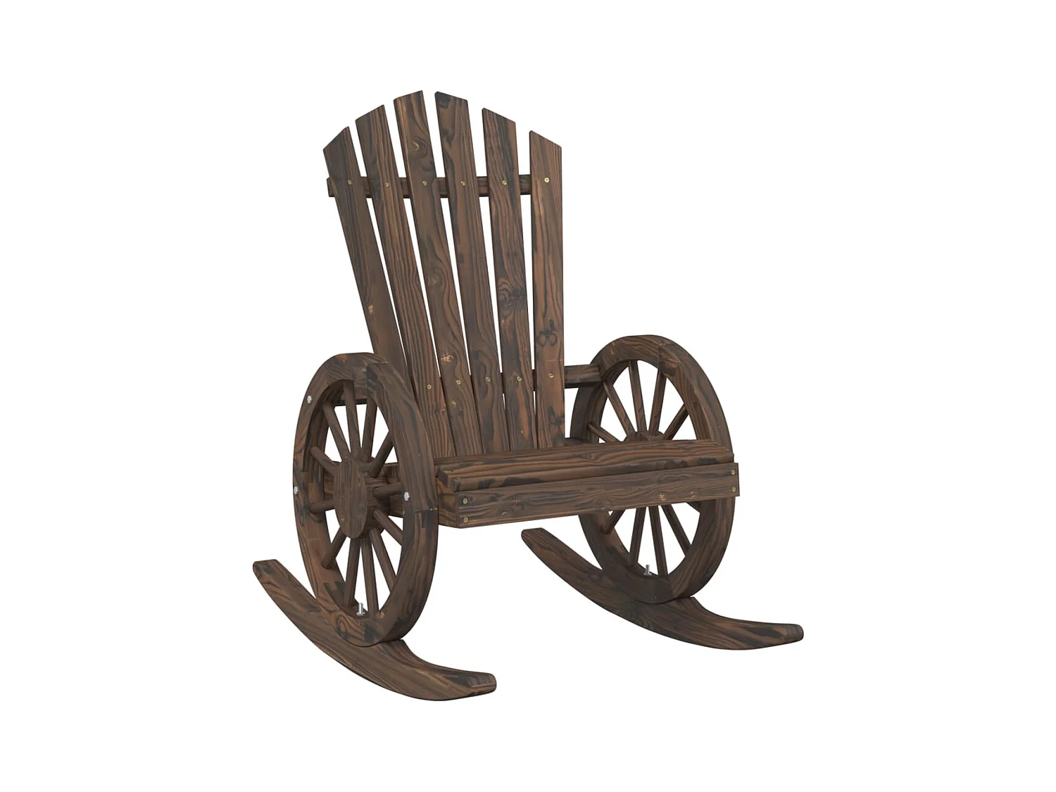 Salon de jardin 3 pcs bois de sapin massif
