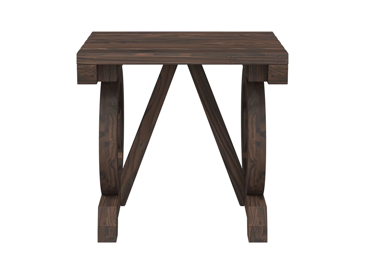 Salon de jardin 3 pcs bois de sapin massif