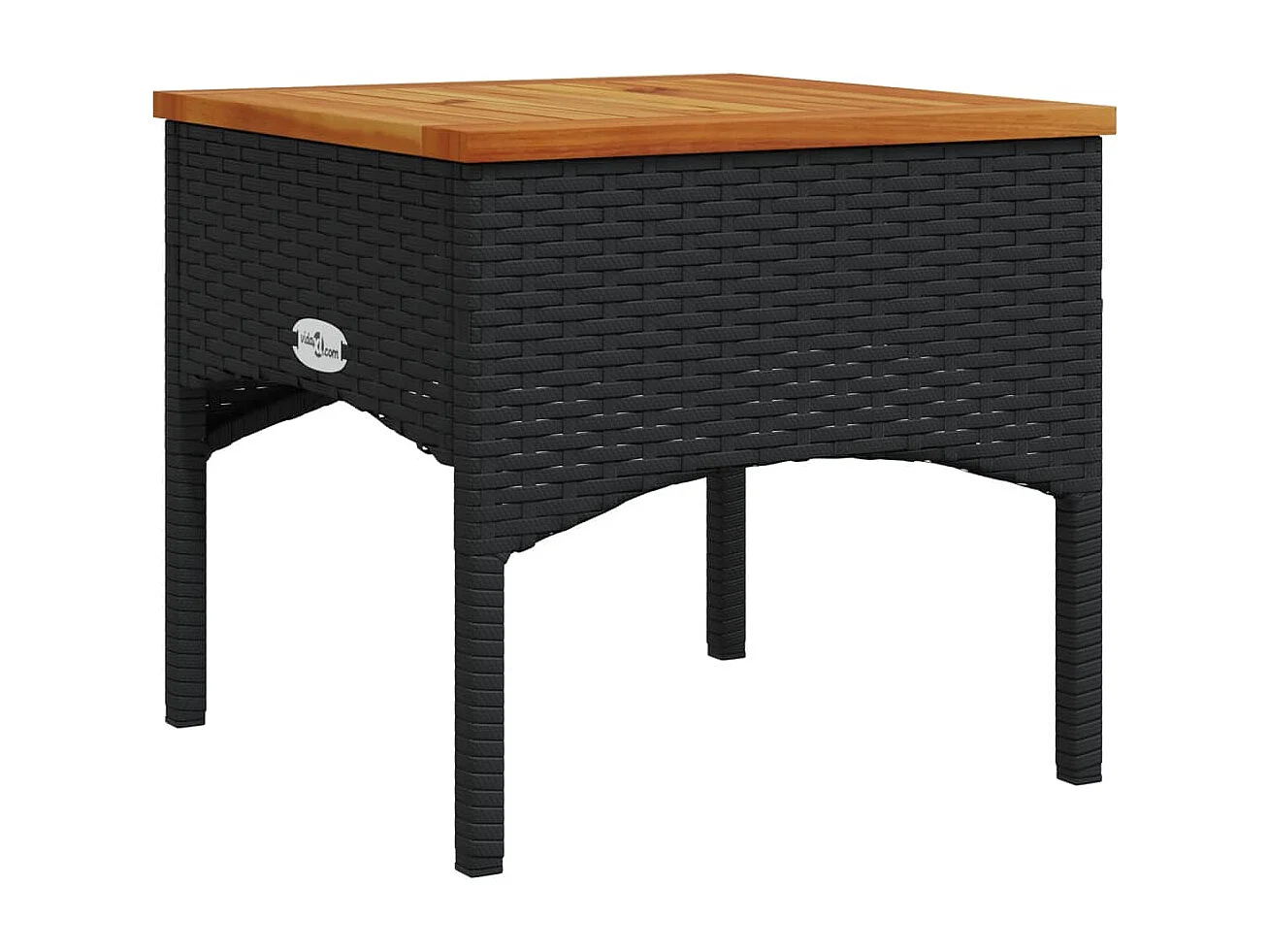 Salon de jardin 3 pcs avec coussins noir résine tressée