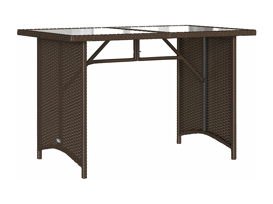Set Divano da Giardino 6 pz con Cuscini Marrone in Polyrattan