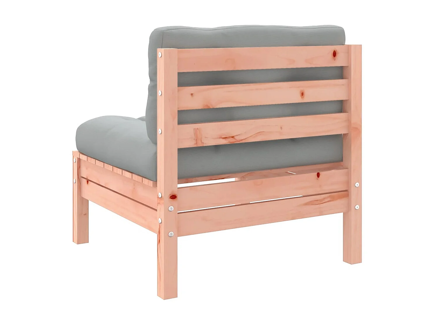 Salon de jardin 5 pcs et coussins bois massif sapin de douglas