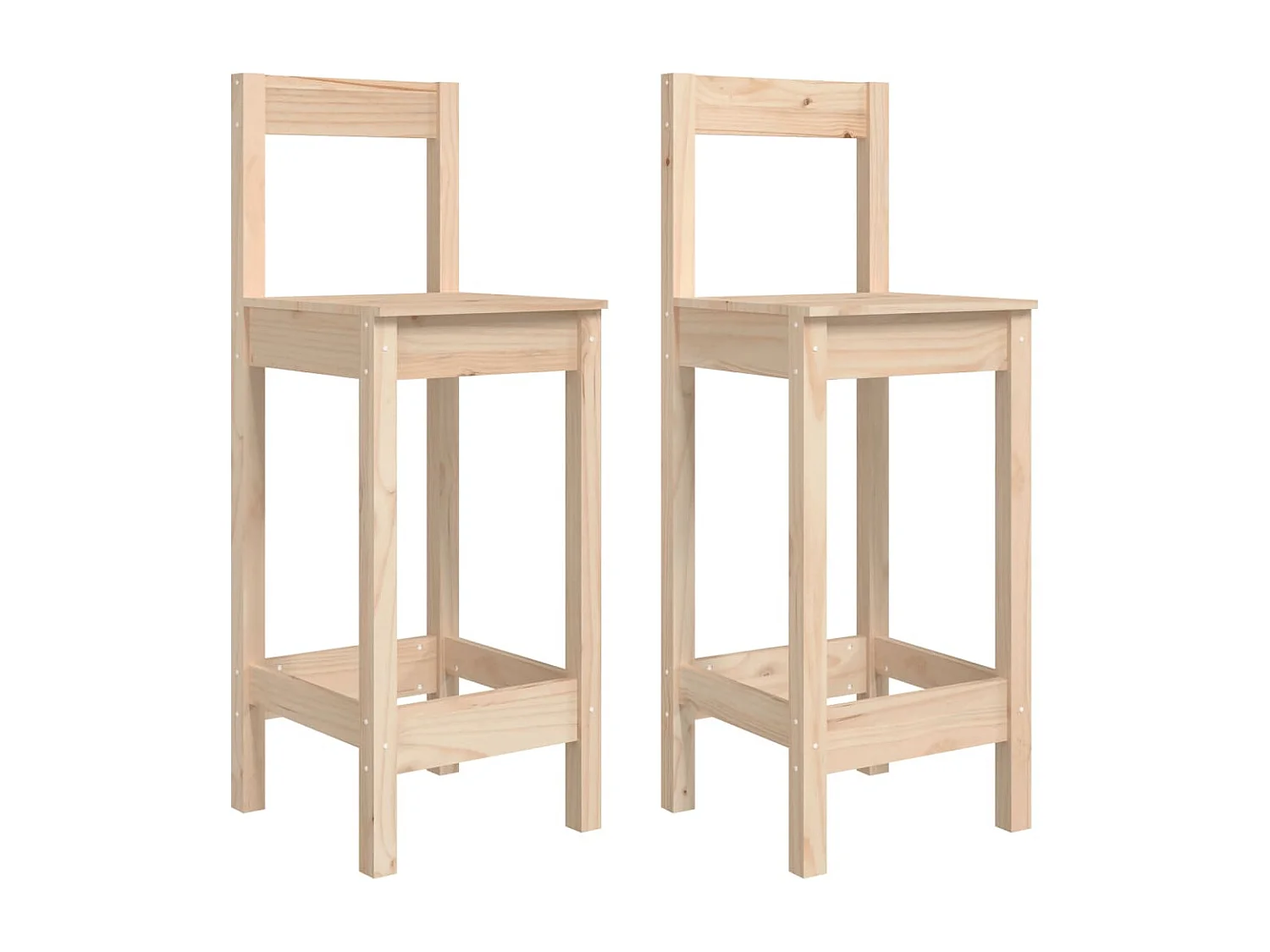 Ensemble de bar de jardin 3 pcs bois de pin massif