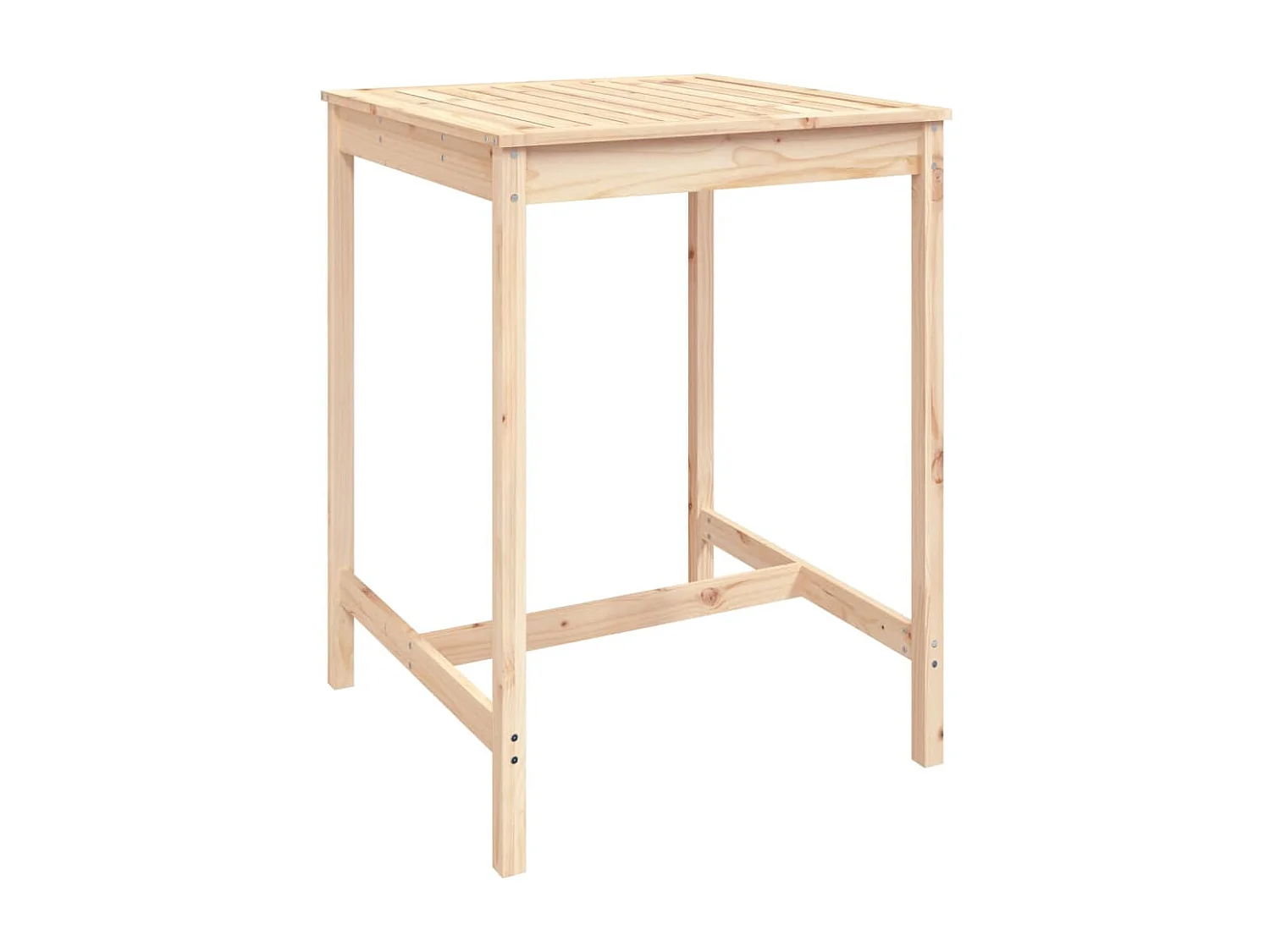 Ensemble de bar de jardin 3 pcs bois de pin massif