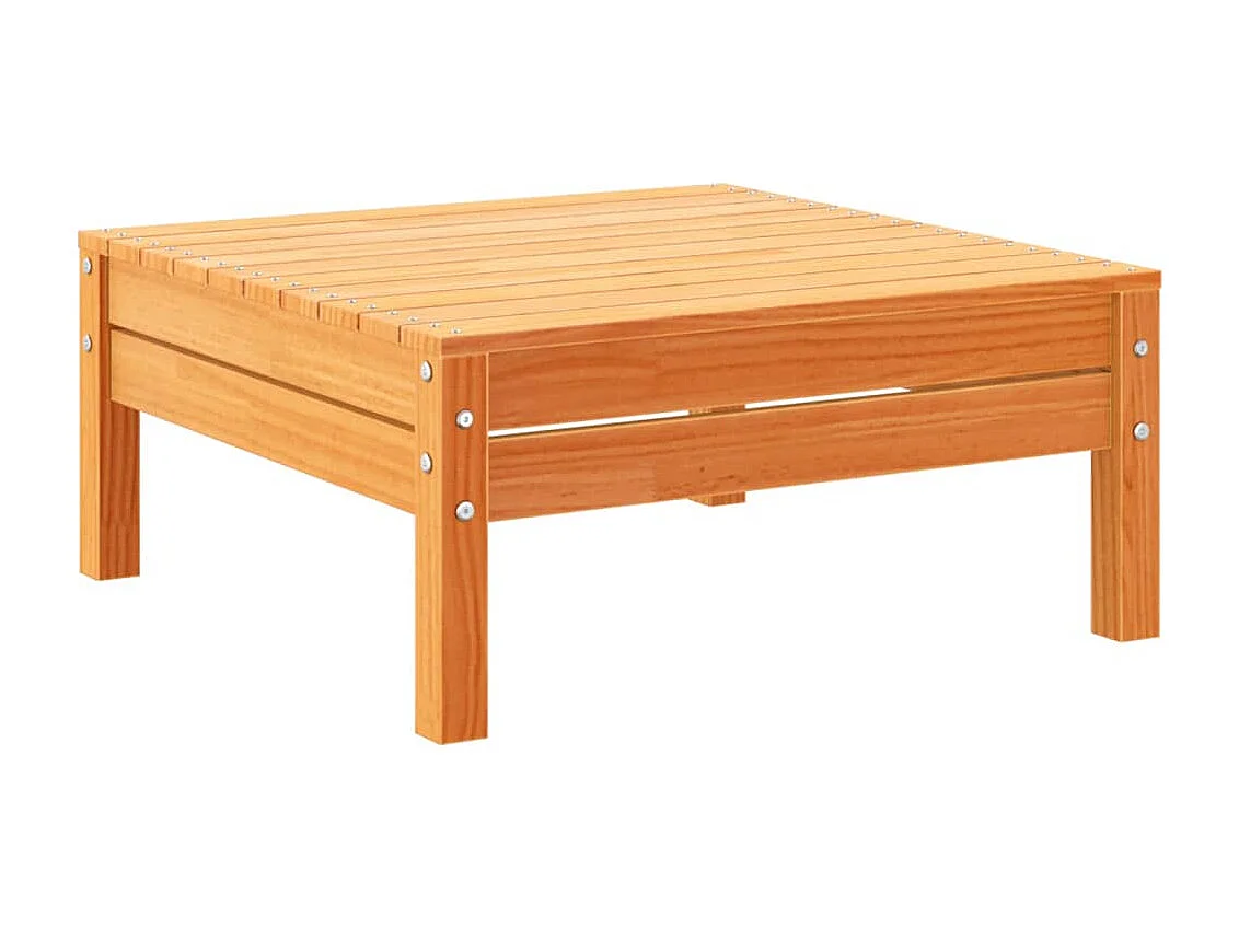 8pcs conj. sofás jardim c/ almofadões pinho maciço castanho mel