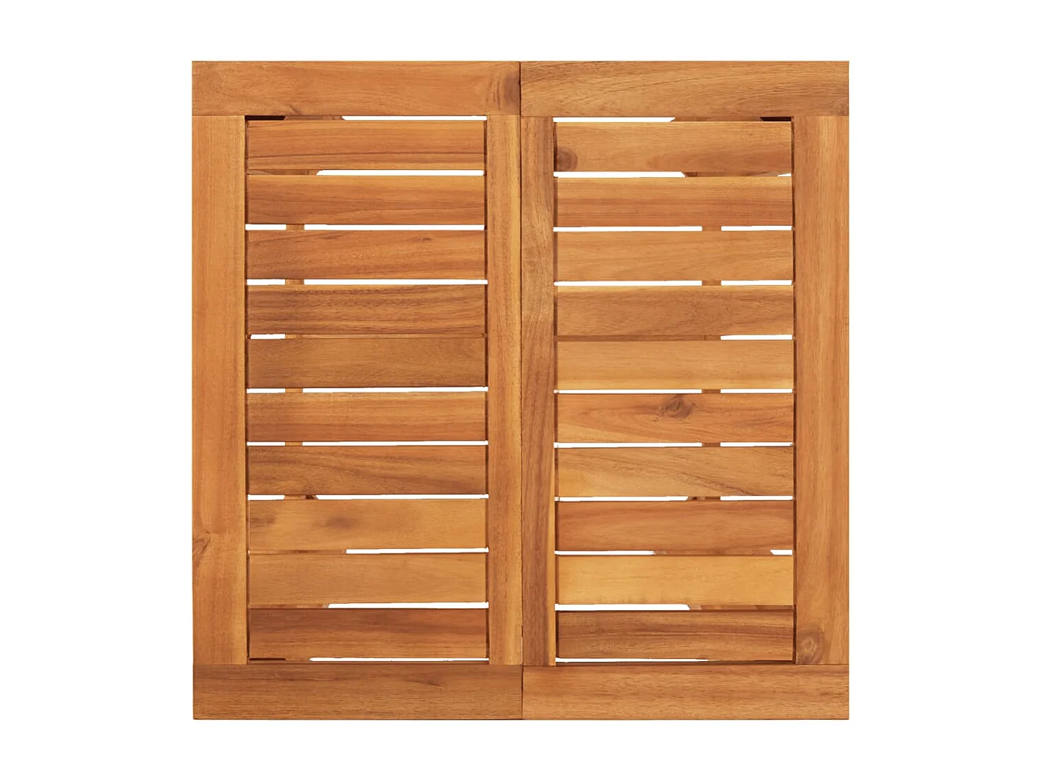 Mesa y taburetes de jardín 5 pzas madera acacia ratán PE marrón