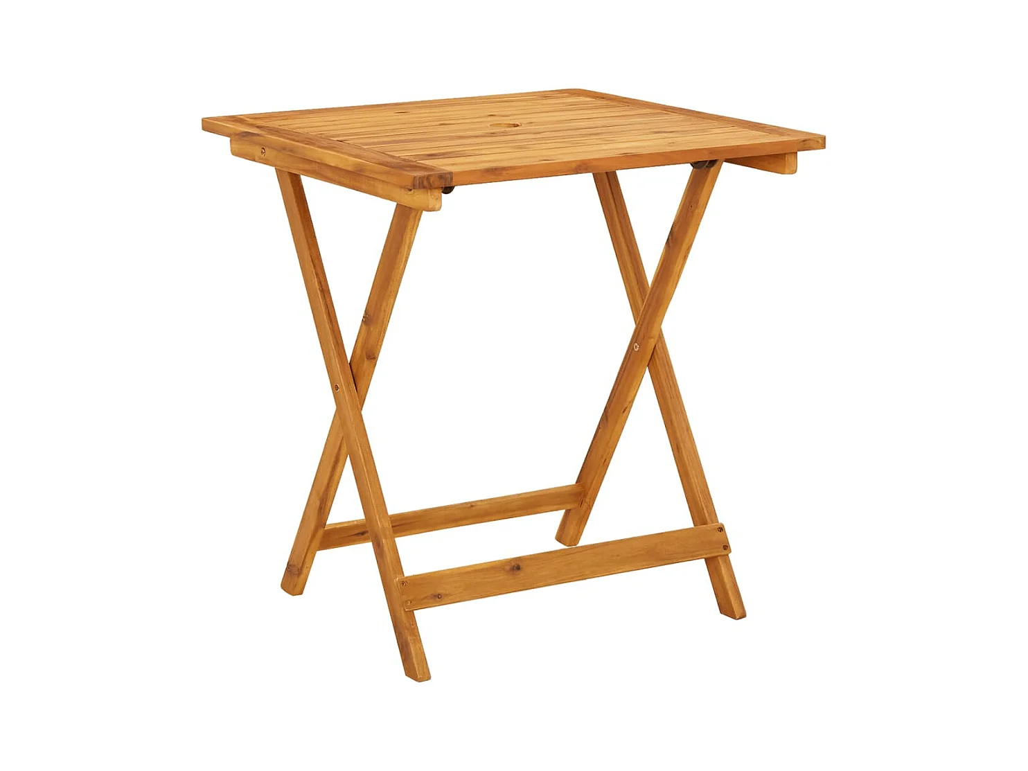 Ensemble de bistro 3 pcs motif de feuilles tissu et bois massif