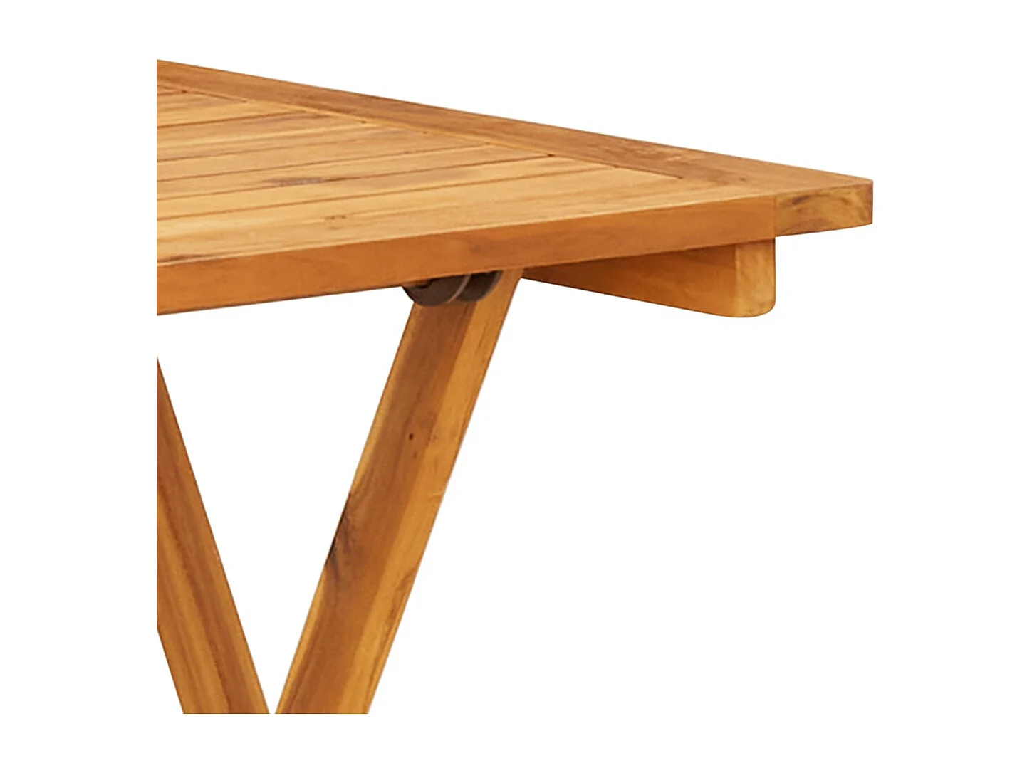 Ensemble de bistro 3 pcs motif de feuilles tissu et bois massif