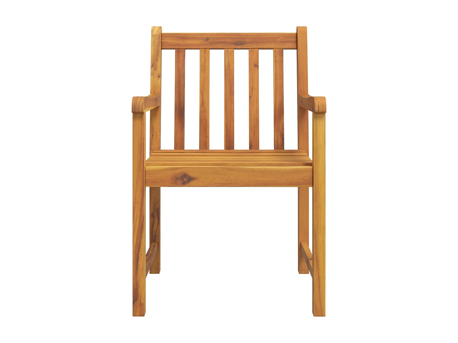 Ensemble à manger de jardin 5 pcs Bois d'acacia solide