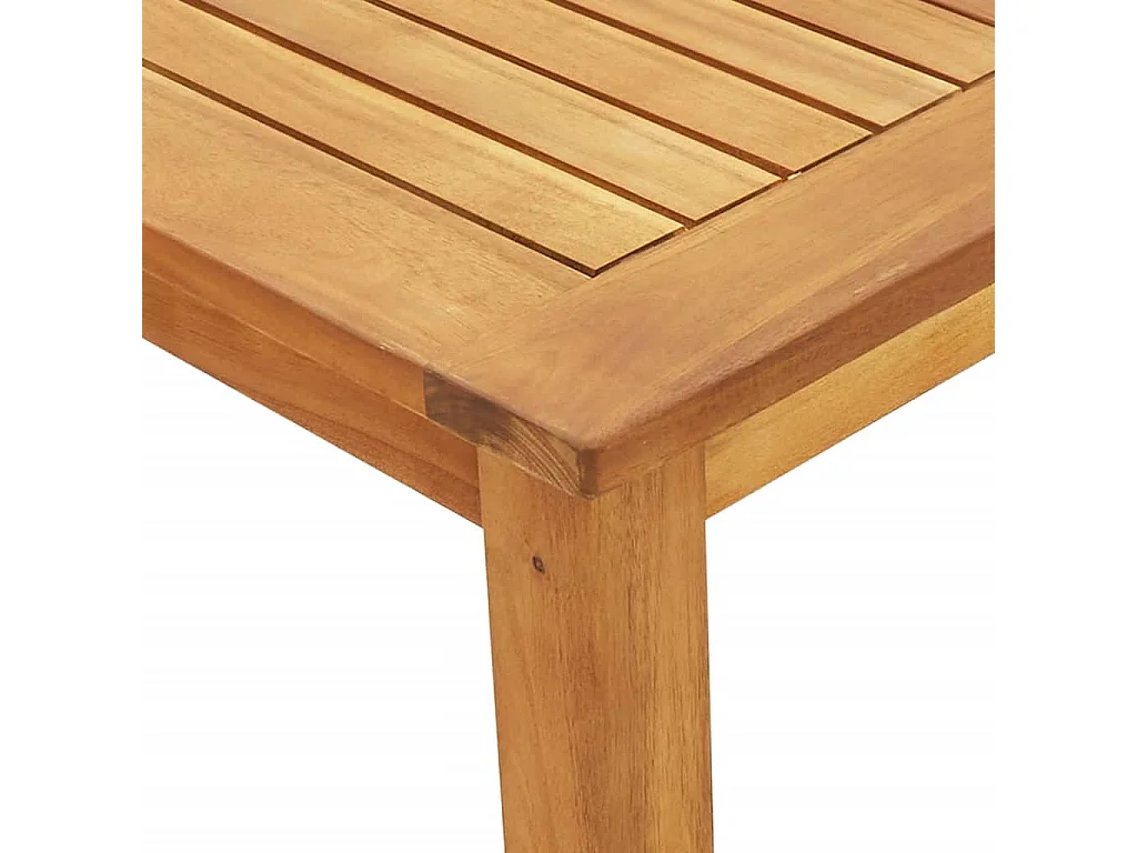 Ensemble à manger de jardin 5 pcs Bois d'acacia solide