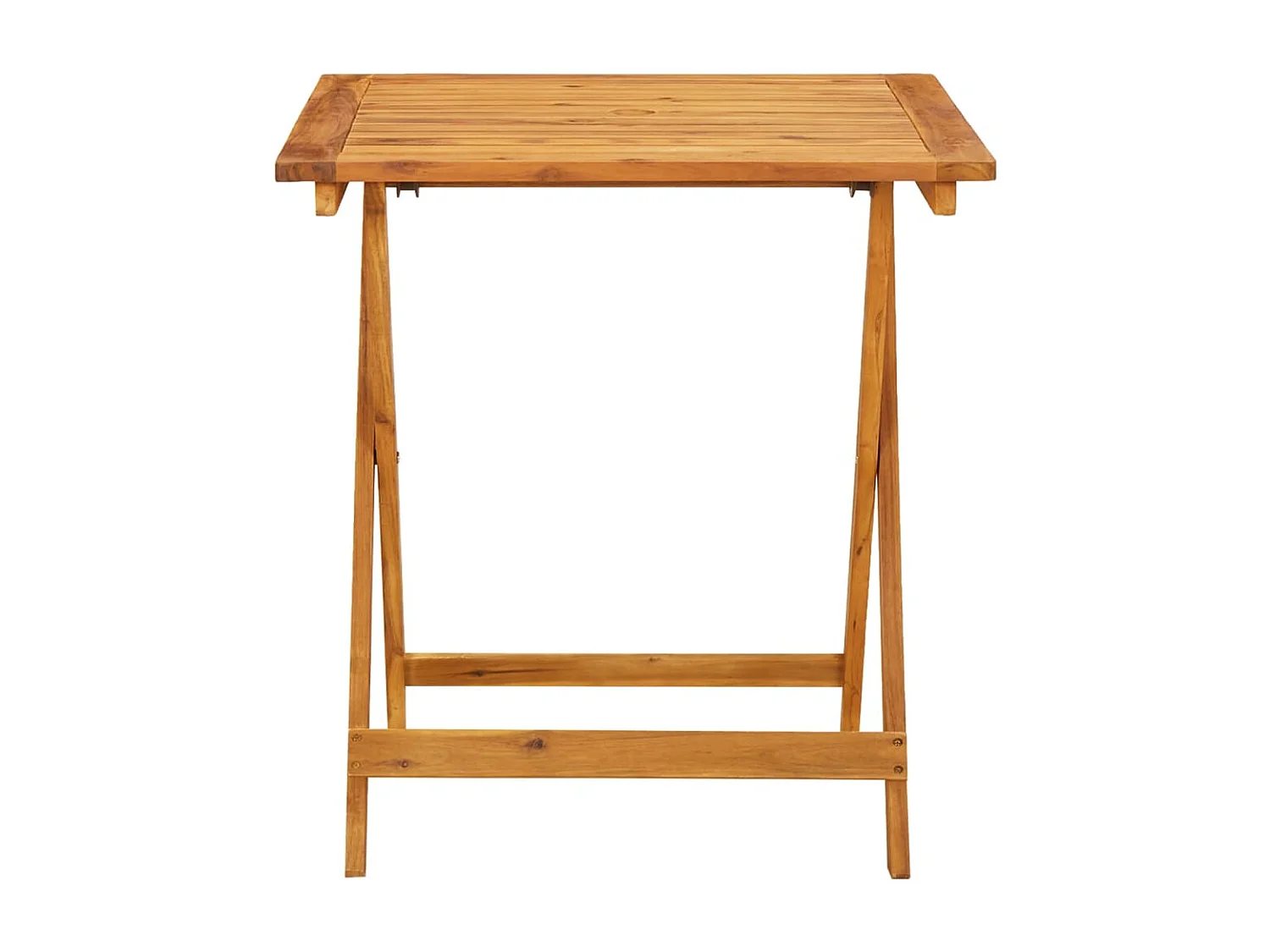 3-delige Bistroset polypropeen en massief hout beige