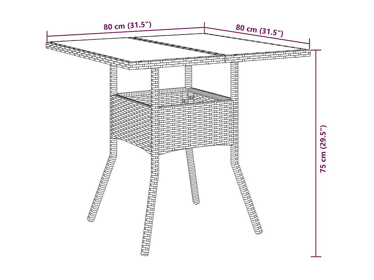 Ensemble à manger de jardin et coussins 5 pcs noir rotin verre