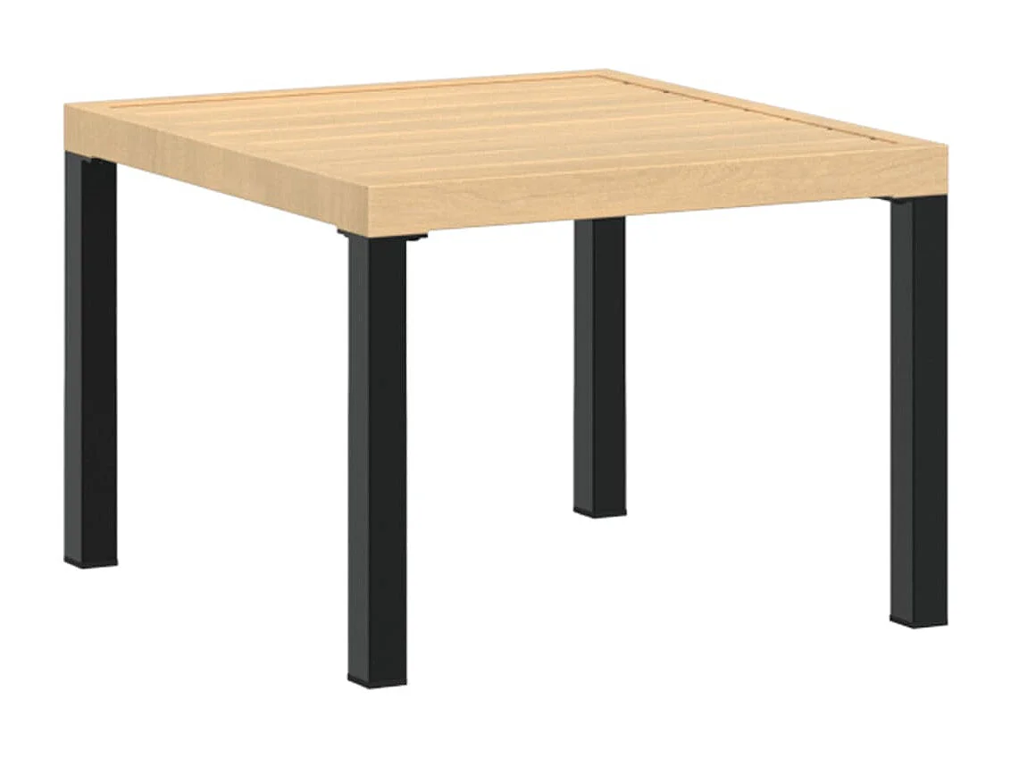 Ensemble de banc de jardin avec coussins 4 pcs noir