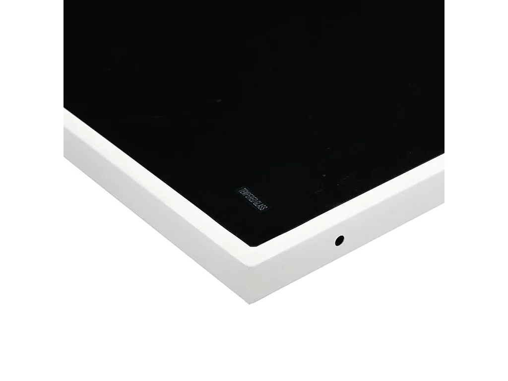 Ensemble à manger de jardin avec coussins 13pcs blanc textilène