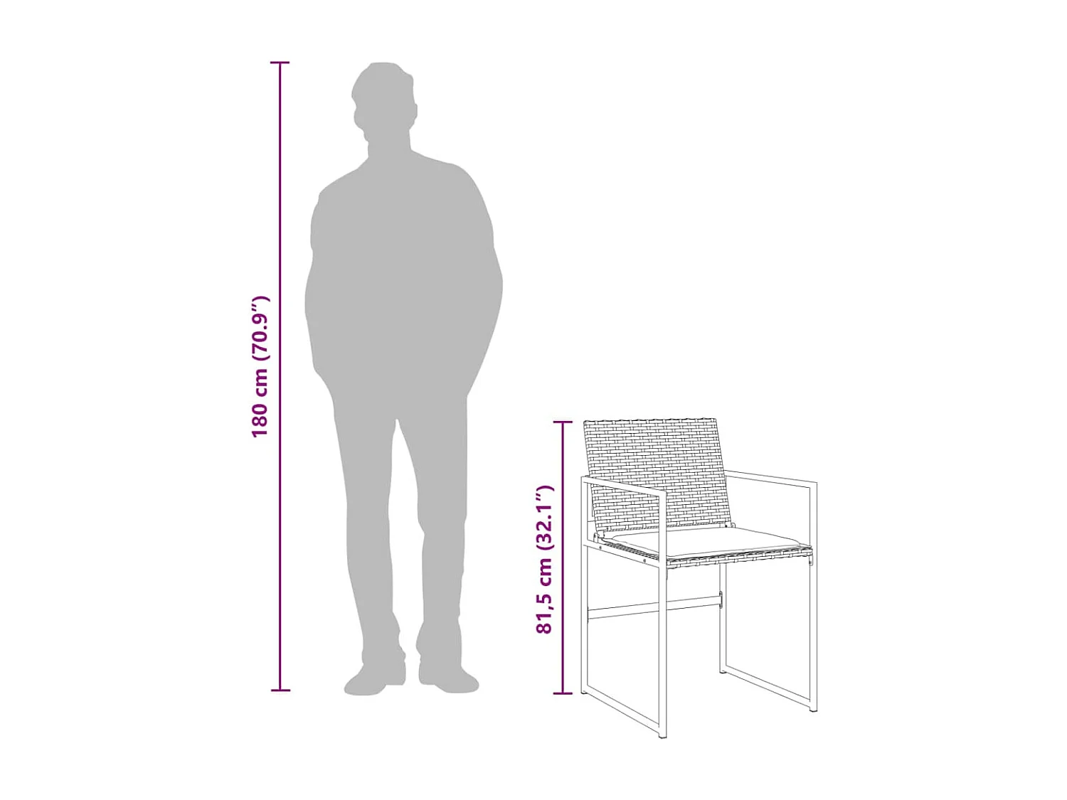 Ensemble à manger de jardin 15 pcs coussins noir résine tressée