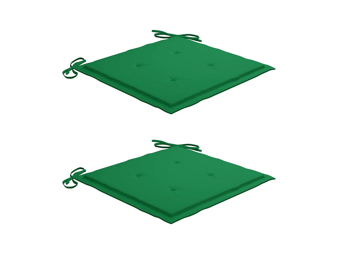 Chaises de jardin avec table à thé et coussins Acacia solide