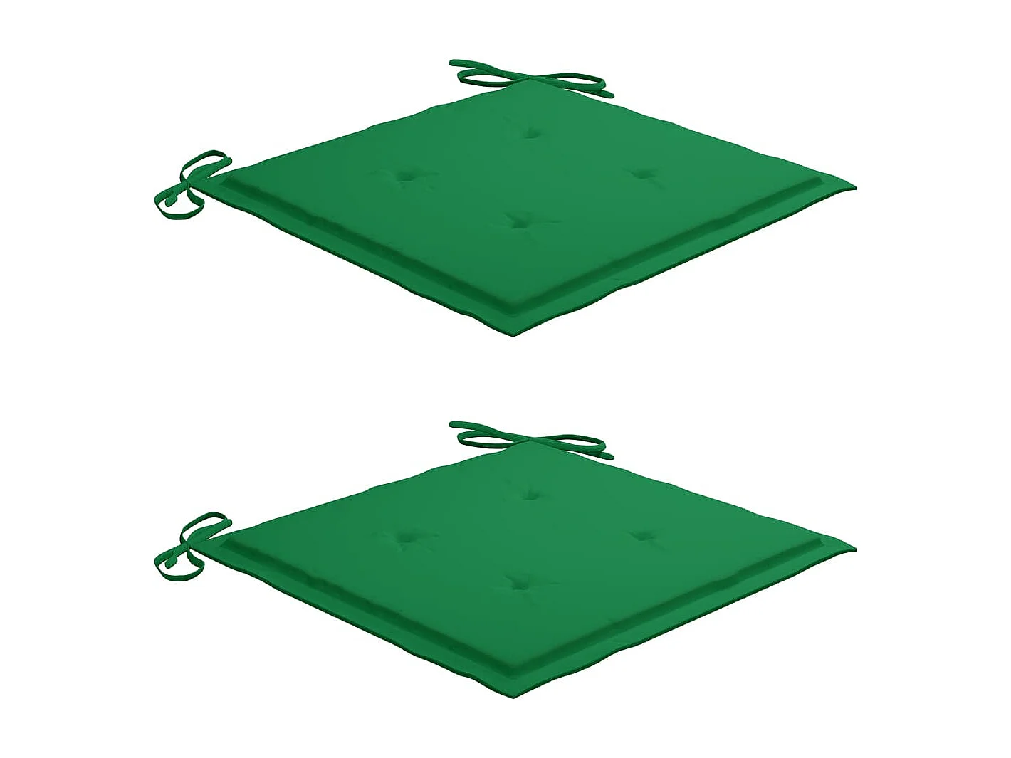 Chaises de jardin avec table à thé et coussins Acacia solide