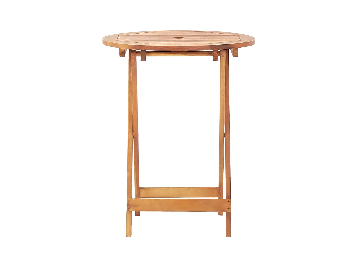 Juego de bistro de 3 piezas ratán PE y madera maciza gris