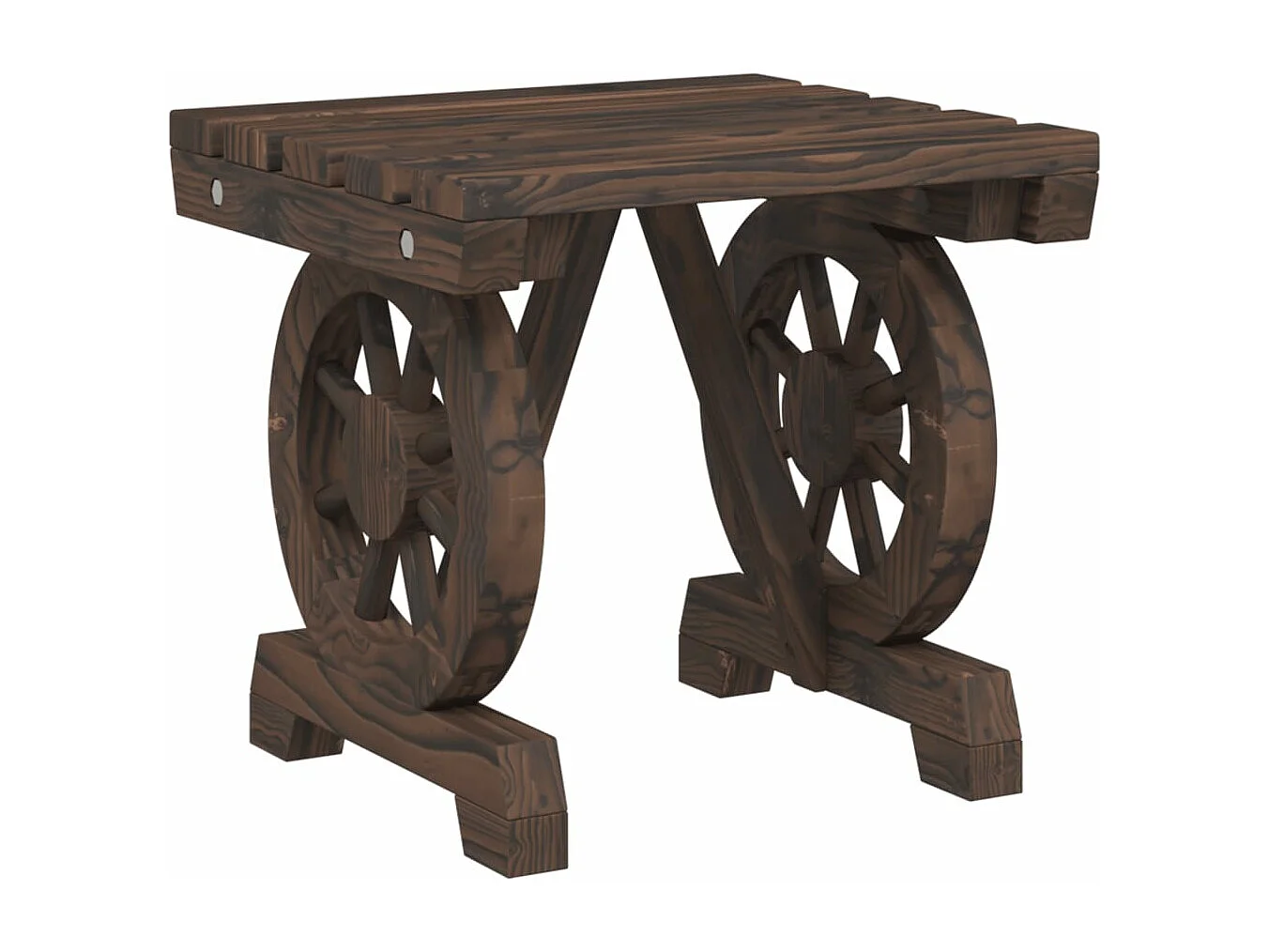 Set Salotto da Giardino 3 pz in Legno Massello di Abete