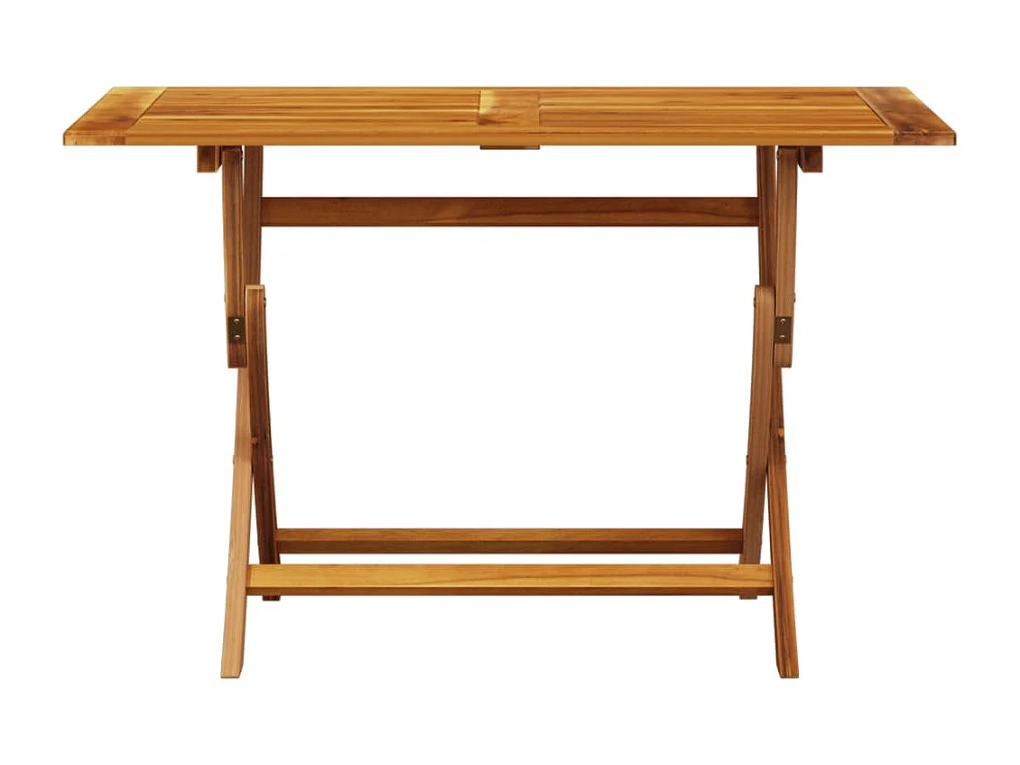 Set da Pranzo da Giardino 5 pz Polipropilene e Legno Massello