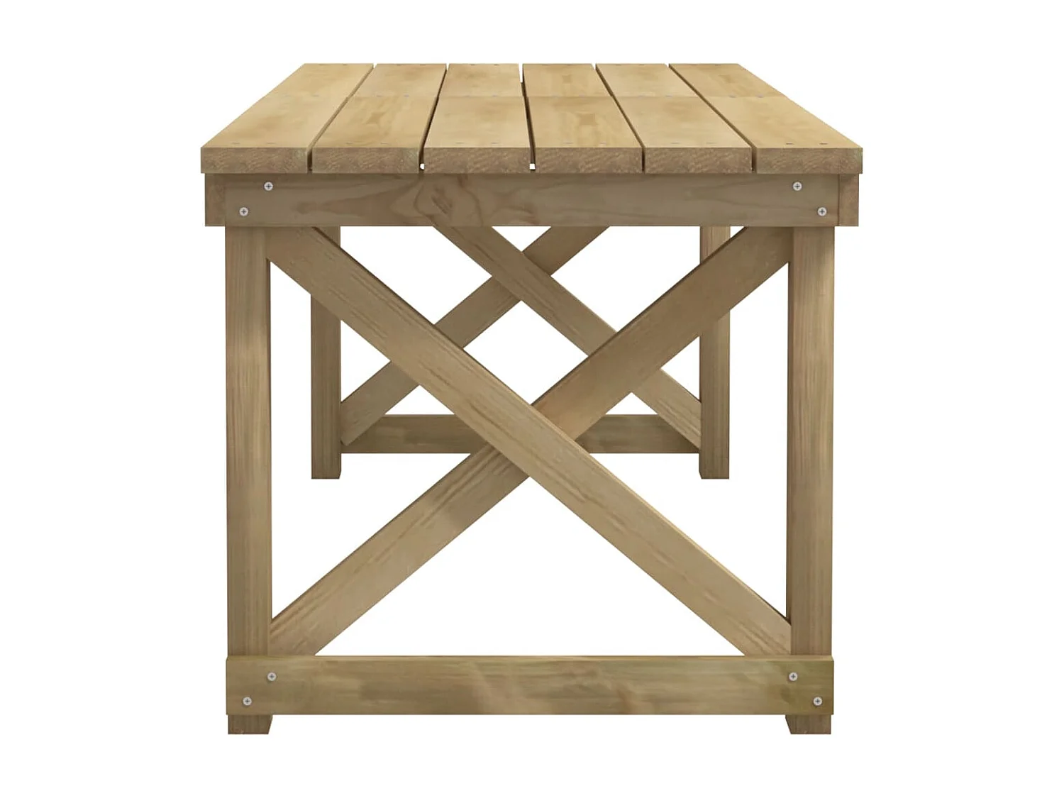 Ensemble à manger de jardin 3 pcs Bois de pin imprégné