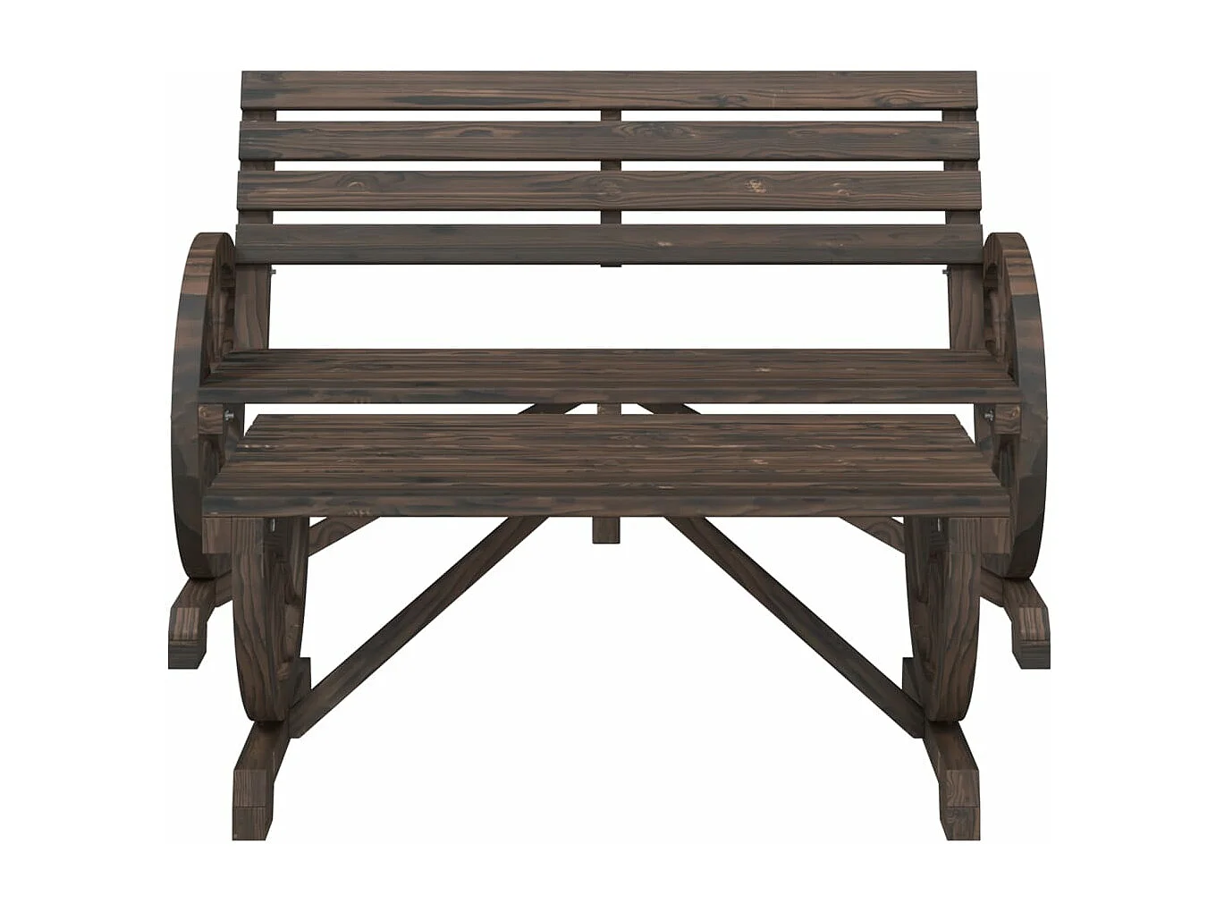 Salon de jardin 4 pcs bois de sapin massif