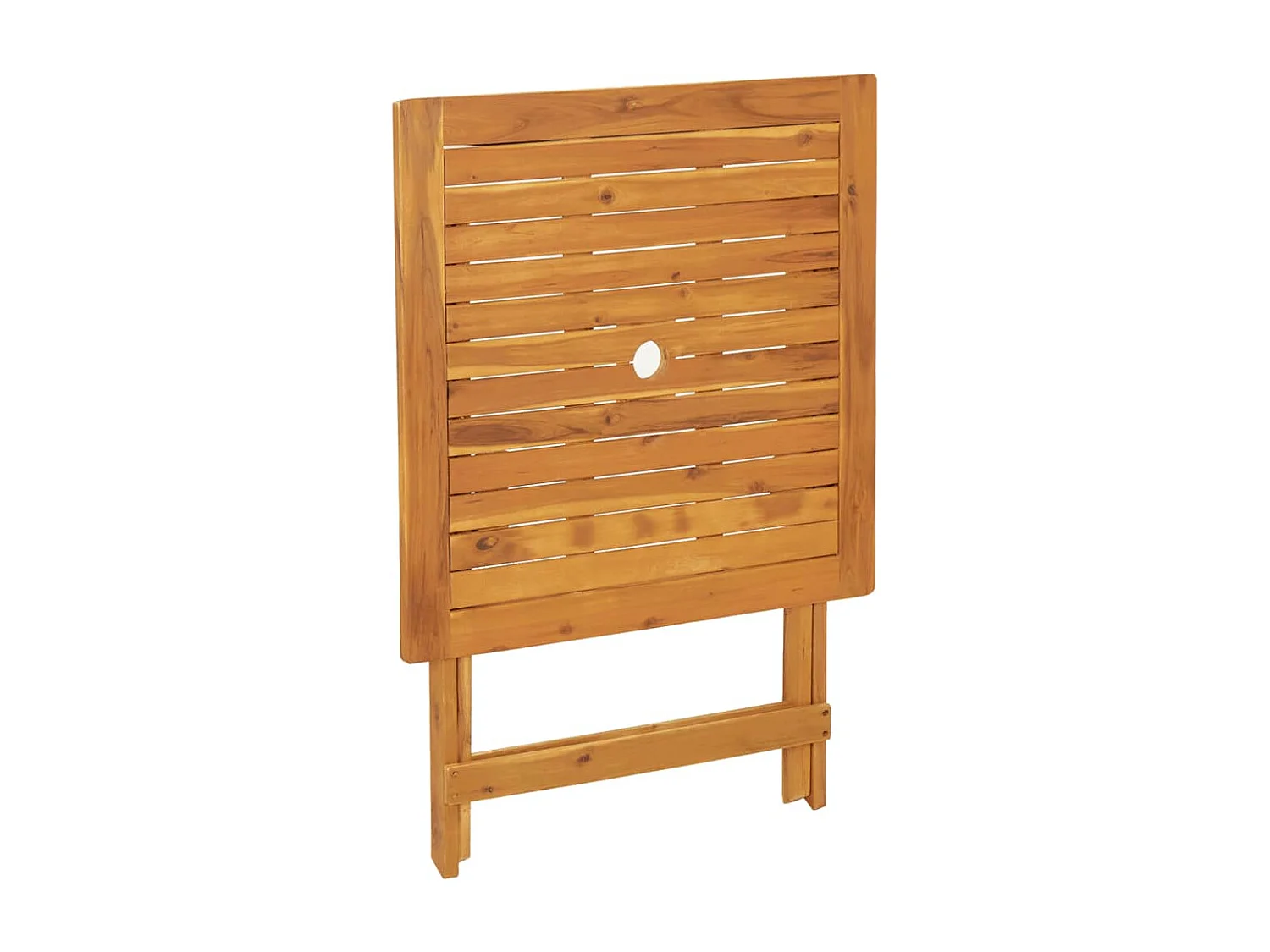 Ensemble de bistro 3 pcs motif de feuilles tissu et bois massif