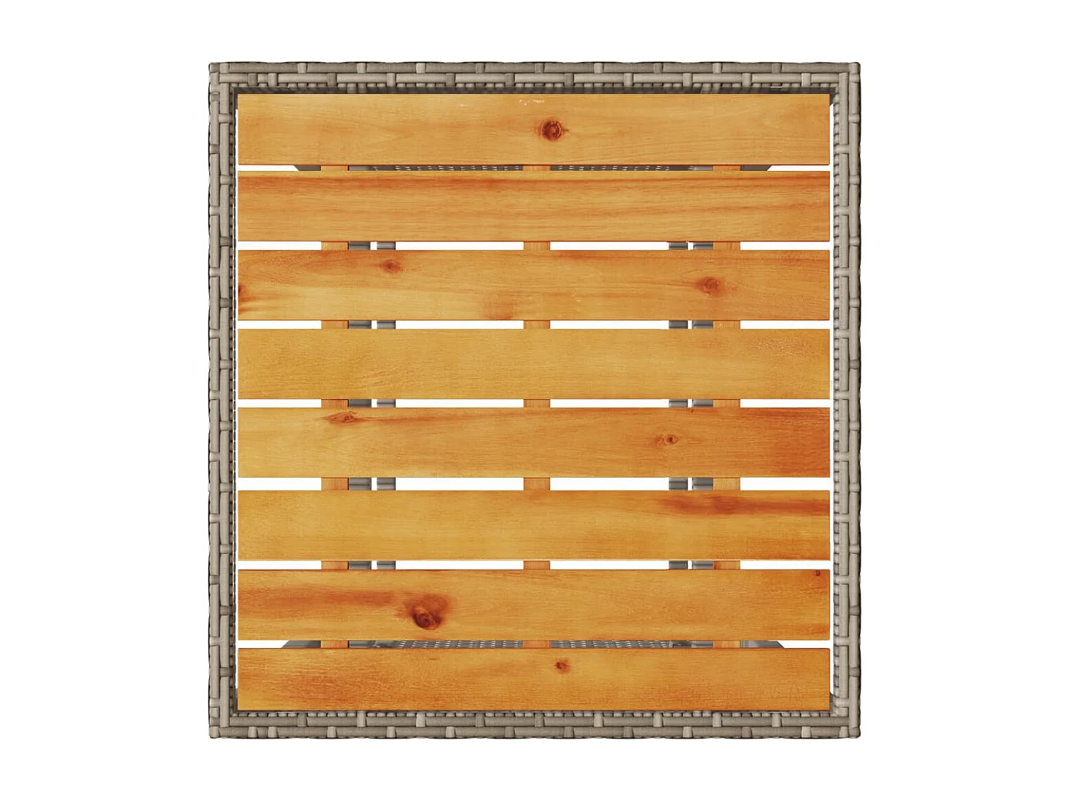 Ensemble de bistro 3 pcs avec coussins gris résine tressée