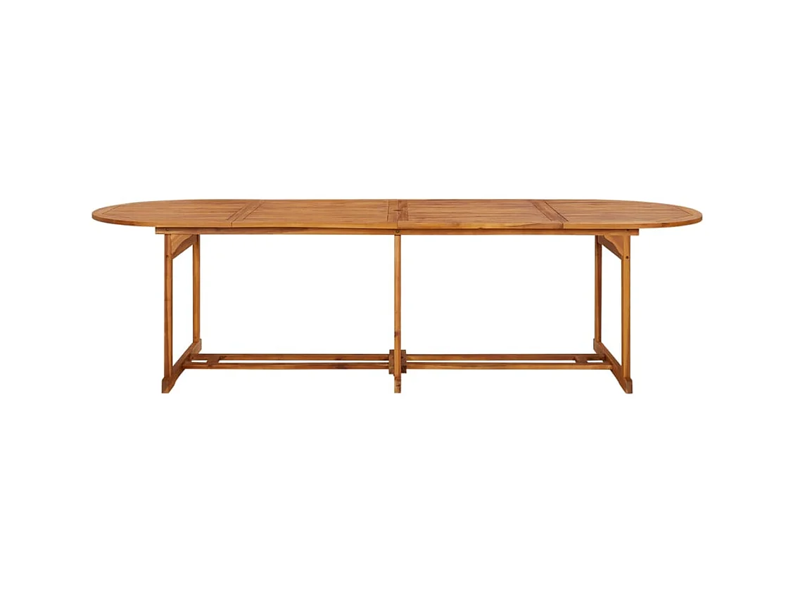 Ensemble à manger de jardin 11 pcs 280x90x75 cm bois d'acacia