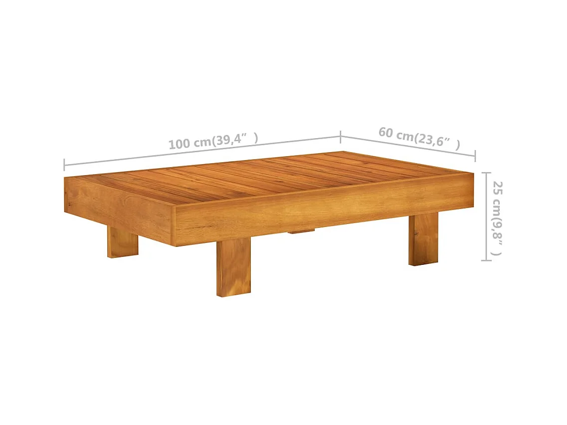 Set Divani Giardino 10 pz Cuscini Bianco Crema Legno d'Acacia